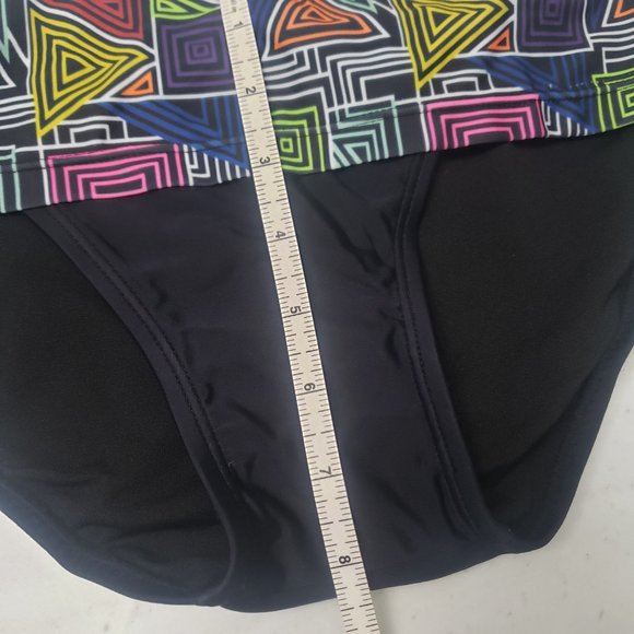 [NEW] Black/Colorful Swimsuit/ halter Neck Bikini Set - Picture 7 of 11